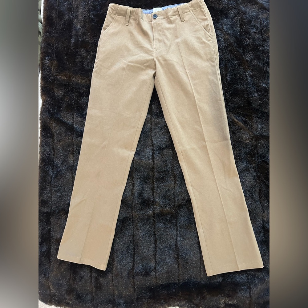 Odin & Ivy Youth Pants Size 16 Khaki Stretch Cotton School Dress Pants